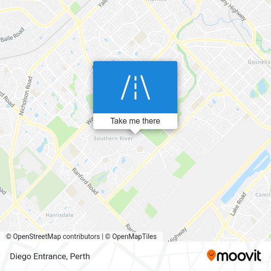 Diego Entrance map