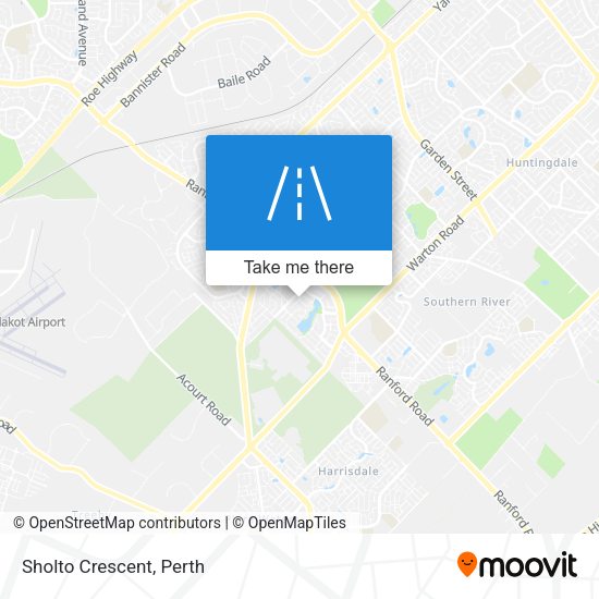 Sholto Crescent map