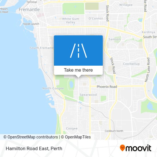 Hamilton Road East map