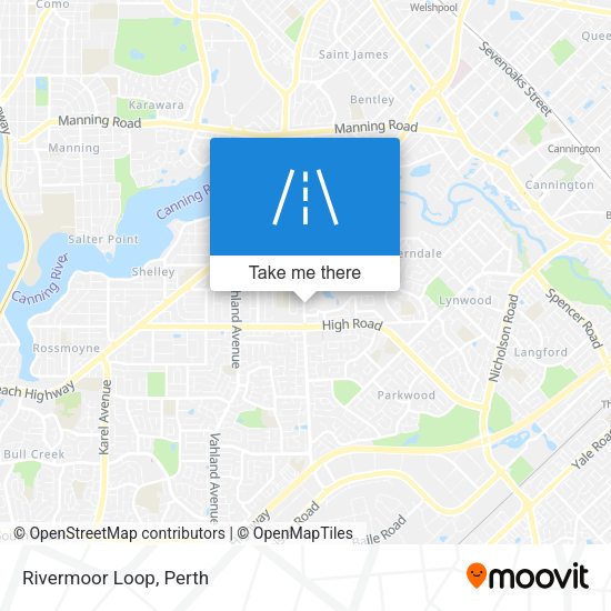 Rivermoor Loop map