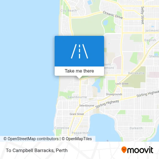 Mapa To Campbell Barracks