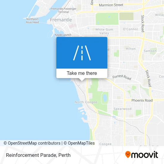 Mapa Reinforcement Parade