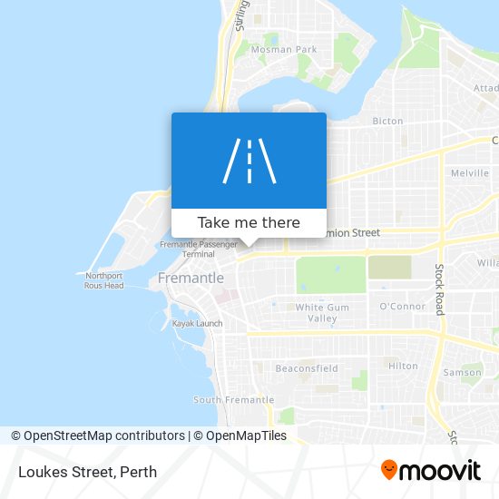 Loukes Street map