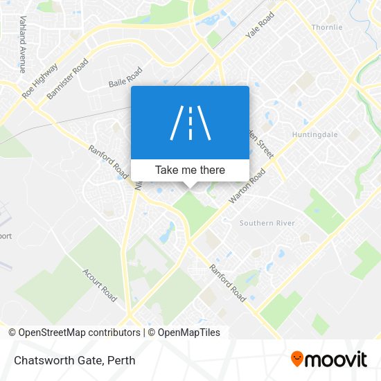 Chatsworth Gate map