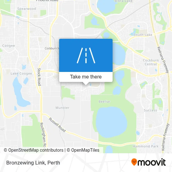 Mapa Bronzewing Link