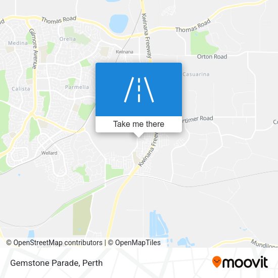 Gemstone Parade map