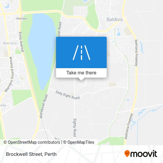 Brockwell Street map
