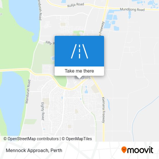 Mennock Approach map