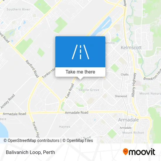 Mapa Balivanich Loop