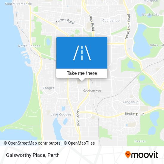 Galsworthy Place map