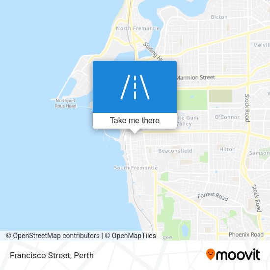 Francisco Street map