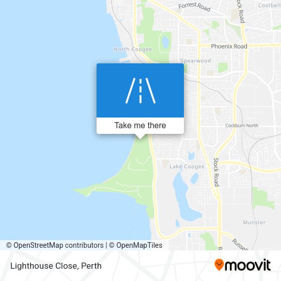 Lighthouse Close map