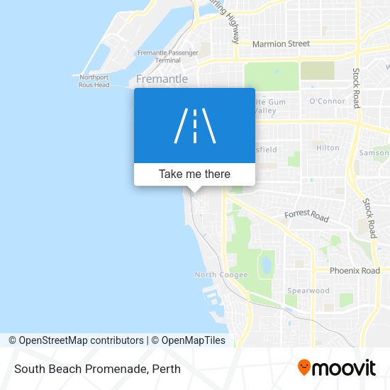 South Beach Promenade map