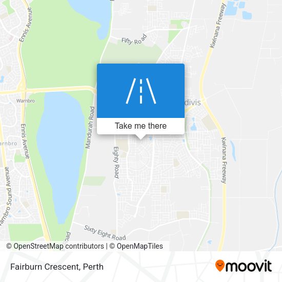 Fairburn Crescent map
