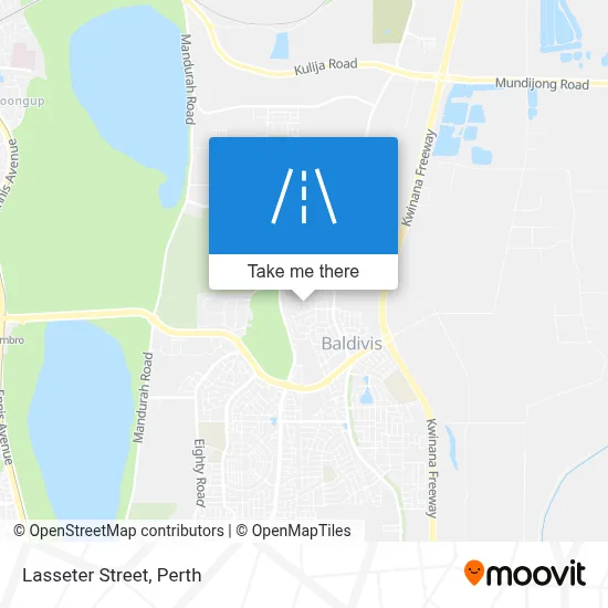 Mapa Lasseter Street