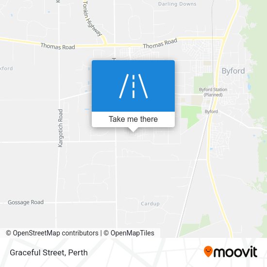 Graceful Street map