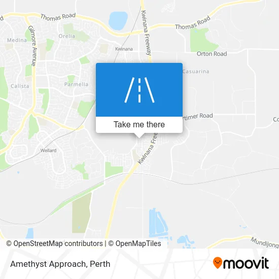 Mapa Amethyst Approach