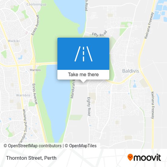 Thornton Street map