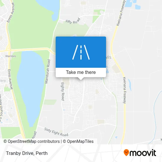 Mapa Tranby Drive