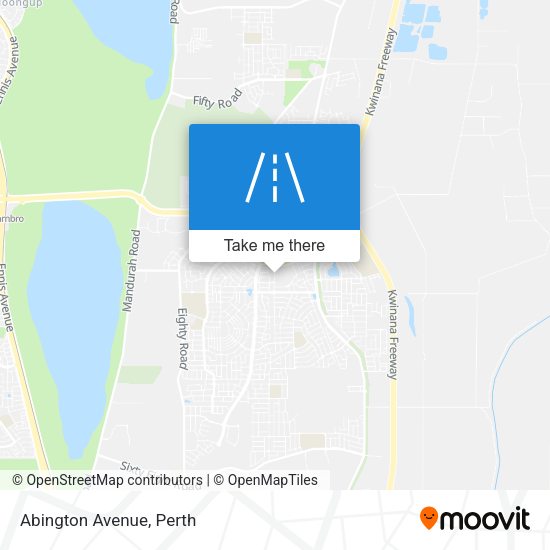 Abington Avenue map