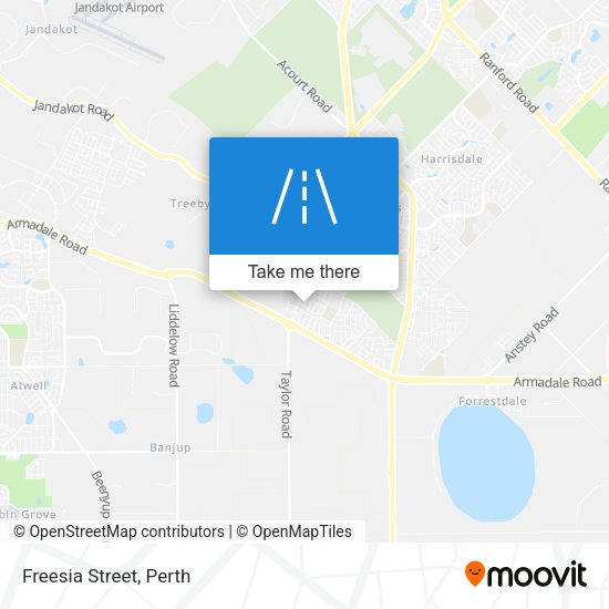 Freesia Street map