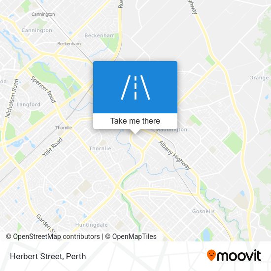 Herbert Street map