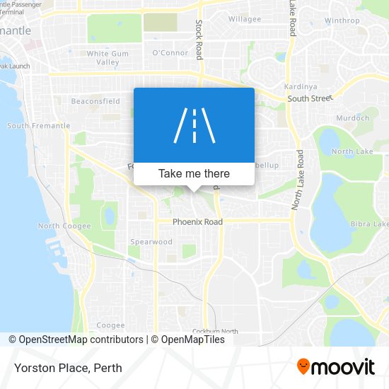 Yorston Place map