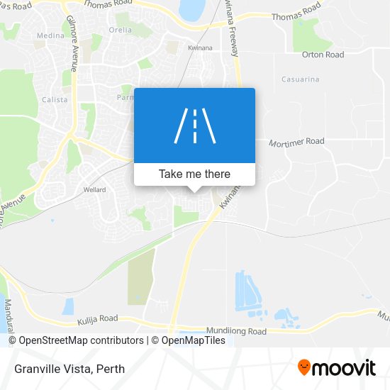 Granville Vista map