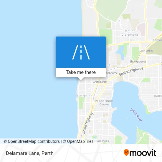 Mapa Delamare Lane