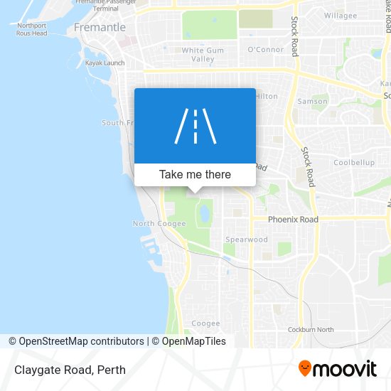 Claygate Road map
