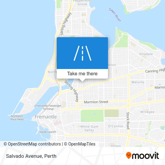 Salvado Avenue map