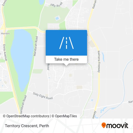Territory Crescent map
