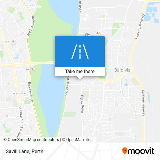 Savill Lane map