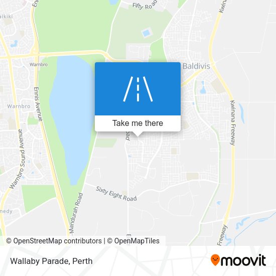 Wallaby Parade map