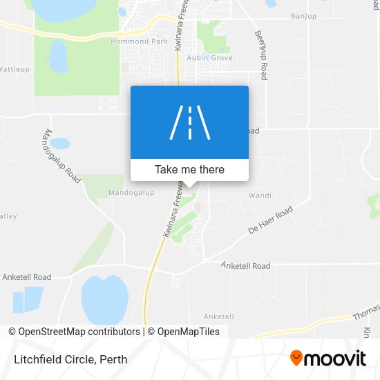 Litchfield Circle map