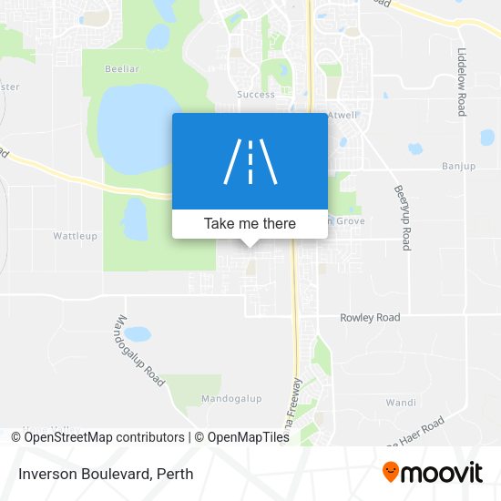 Inverson Boulevard map
