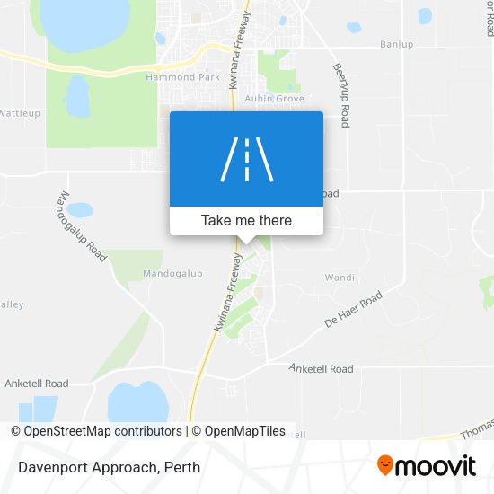 Davenport Approach map