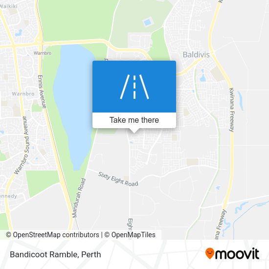 Bandicoot Ramble map