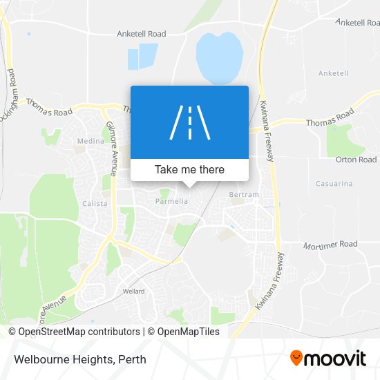 Welbourne Heights map
