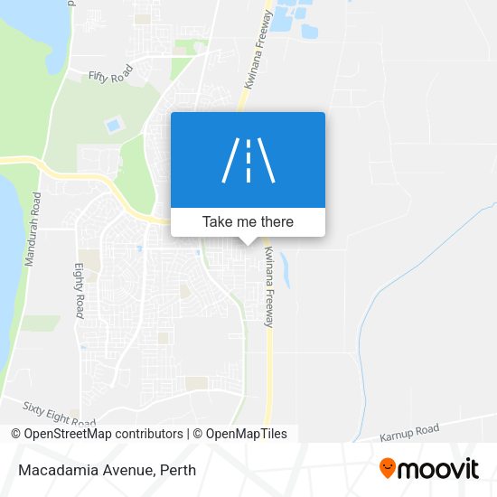 Macadamia Avenue map