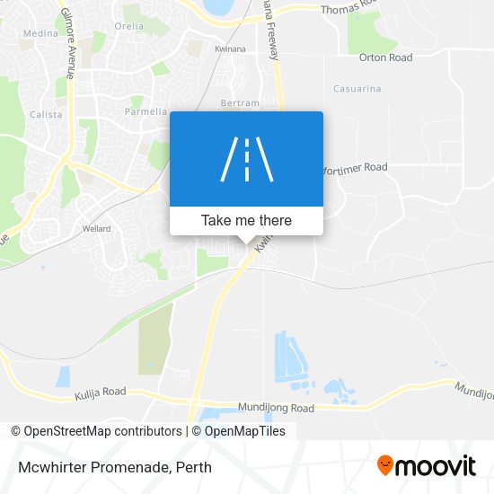 Mcwhirter Promenade map