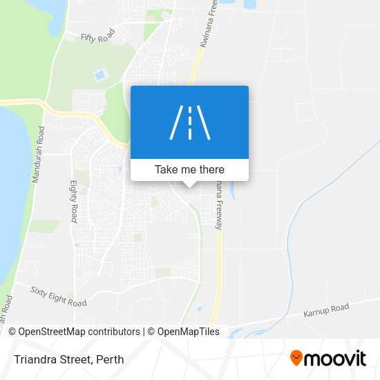 Triandra Street map