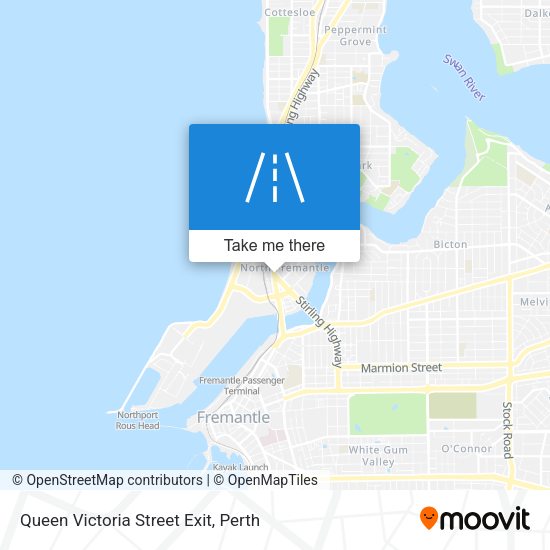 Queen Victoria Street Exit map