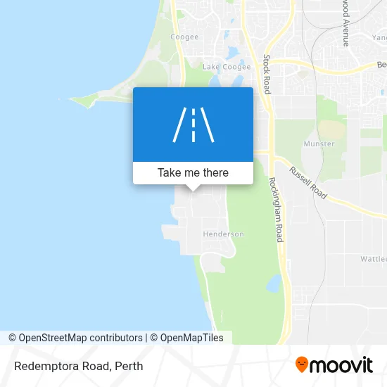 Mapa Redemptora Road