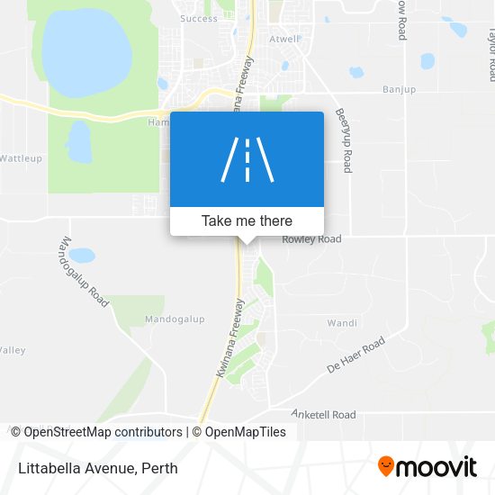 Littabella Avenue map