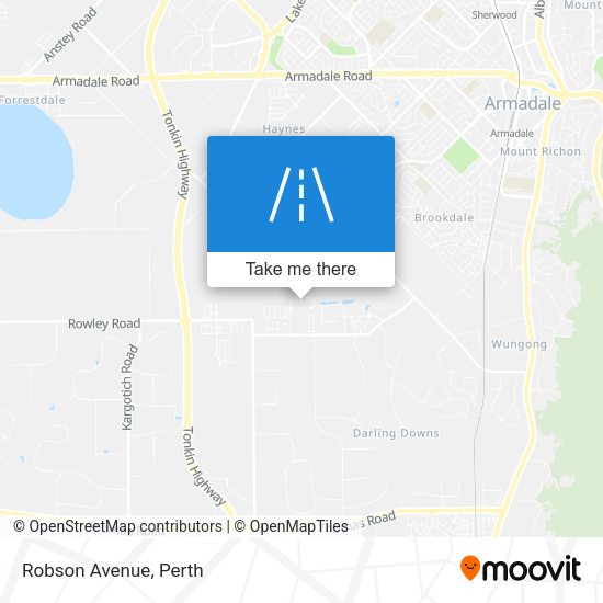 Robson Avenue map