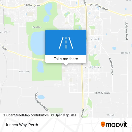 Juncea Way map