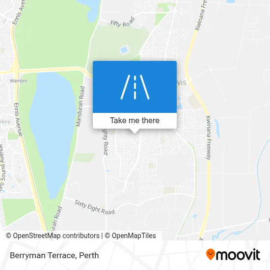 Mapa Berryman Terrace