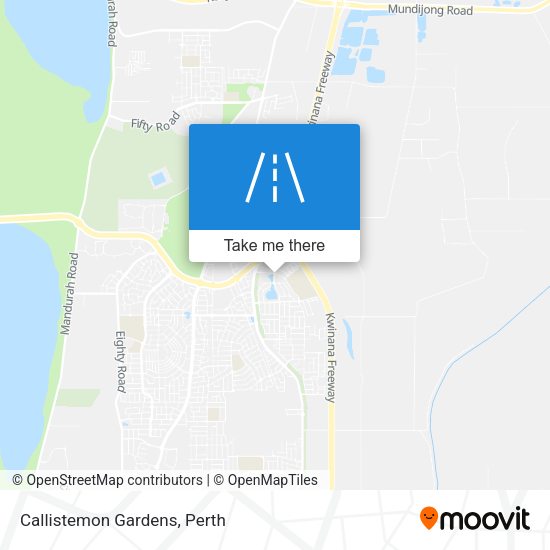 Callistemon Gardens map
