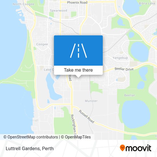 Luttrell Gardens map